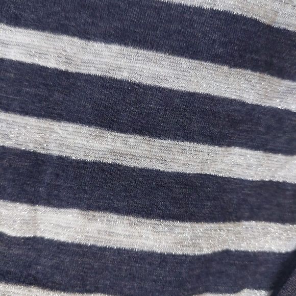 Faded Glory Striped Long-sleeved Bluse - Picture 5 of 6